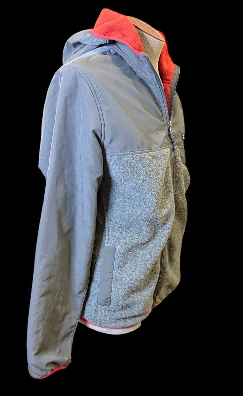 Patagonia Men’s Shelled Synchilla Snap-T Hoody Grey Fleece & Nylon Shell Medium - Picture 7 of 16